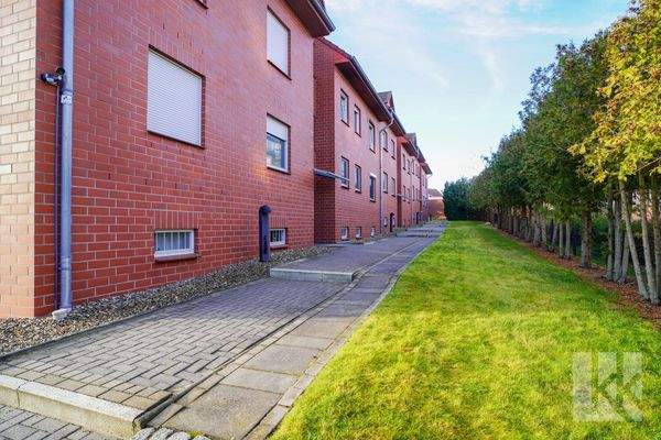 Die gepflegte Wohnanlage