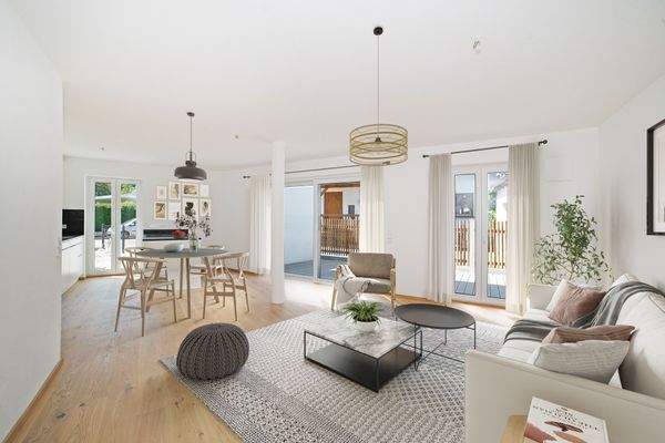 Reihenhäuser Wolfsberger Str. Illustration