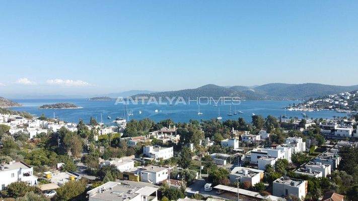 Furnished Flat with a Sea-View Terrace in Bodrum Türkbükü