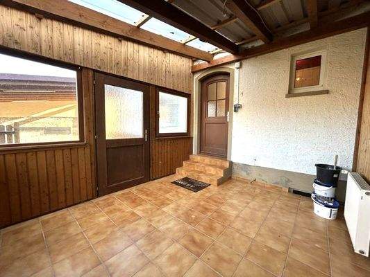 Windfang im Erdgeschoss