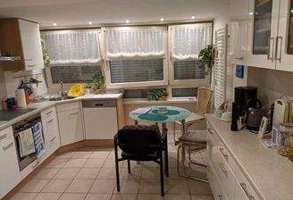 Küche mit Einbauküche