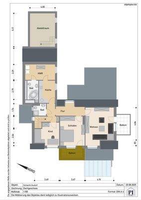 Grundriss Dachgeschoss