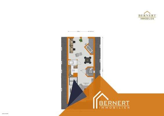 Grundriss DG visualisiert