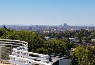 Panoramablick ins Grüne und Wienblick