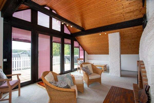 Herrliches Dachstudio mit Kamin