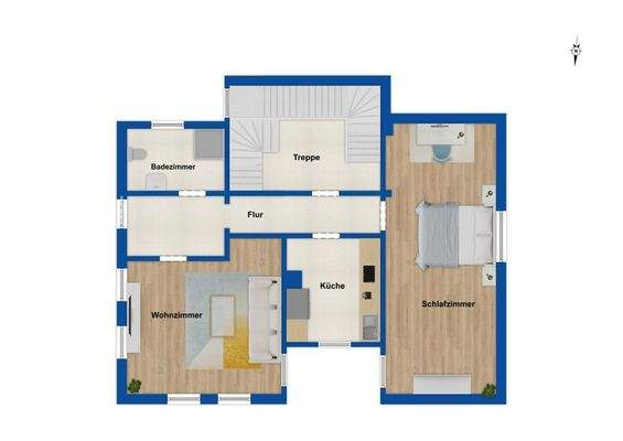 Grundriss Obergeschoss