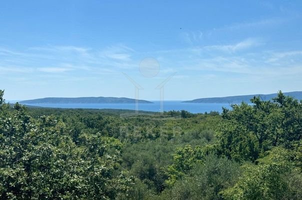 Villa mit Meerblick auf der Insel Kr