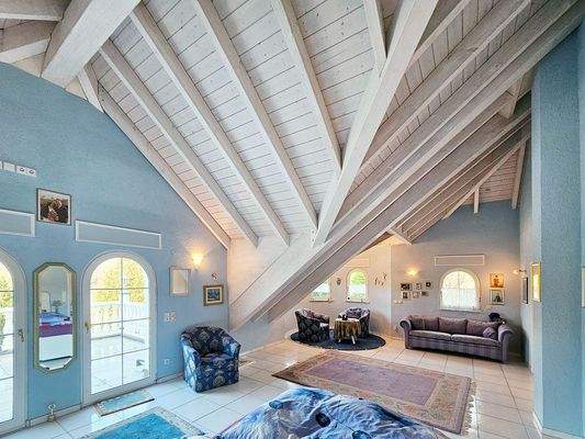 Schlafzimmer im Dachgeschoß