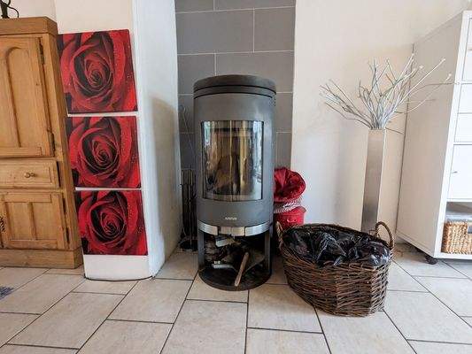 Kaminofen im Wohn- / Essbereich