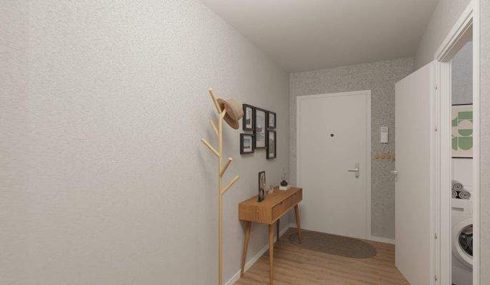 Freundlicher Eingangsbereich