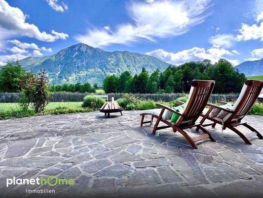 Terrasse mit Panorama Ausblick