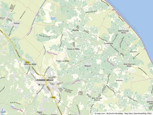 Geolyzer Kartenausschnitt