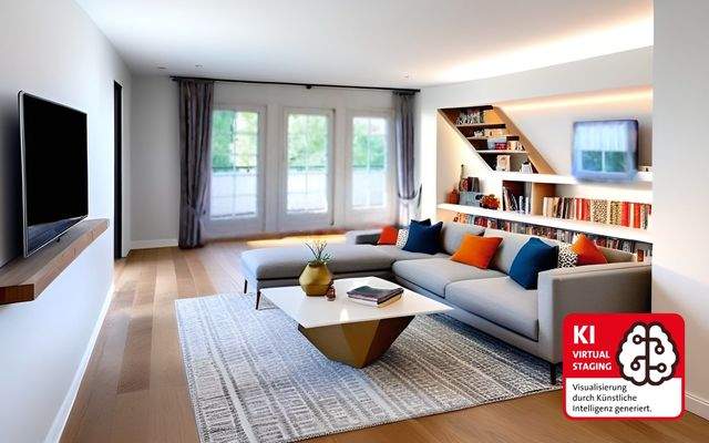 Wohnzimmer im Obergeschoss