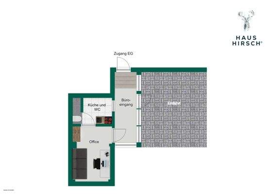 Grundriss Büro