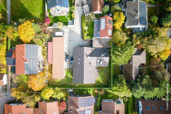 Skizzierter Grundstücksverlauf