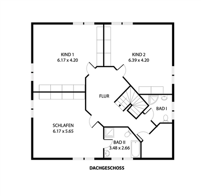 Grundriss Dachgeschoss