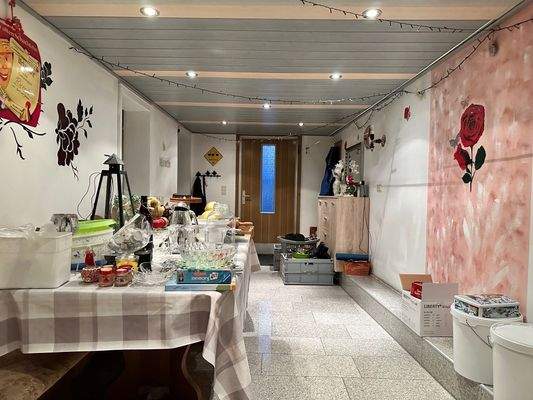 Partyraum im Souterrain