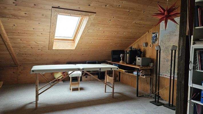 Teilansicht ausgebauter Dachboden
