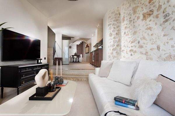 Kreta, Maroulas: Einzigartiges Steinhaus mit atemberaubendem Meerblick zu verkaufen