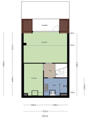 Dachgeschoss Grundriss