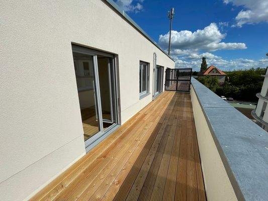 Moderne Dachterrasse