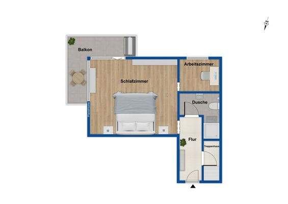 Grundriss 1. Obergeschoss