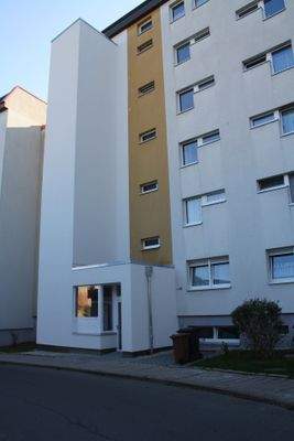 Aufzuganlage von Außen