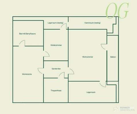 Grundriss 1. Obergeschoss 