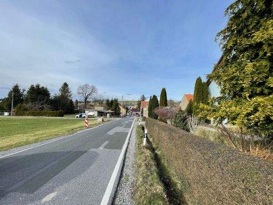 Blick in die Dorfstraße