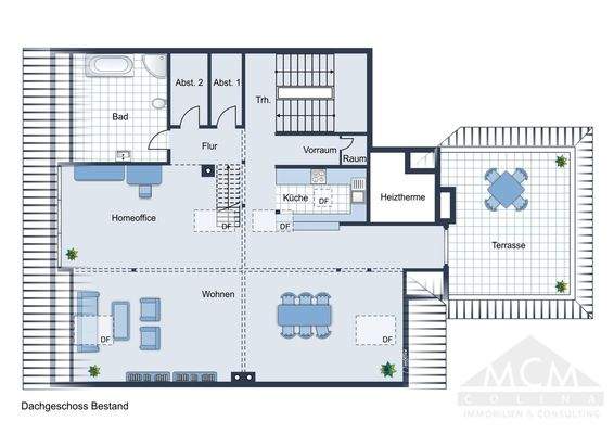 Grundriss Dachgeschoss Bestand