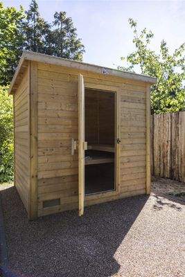Highlight: Sauna im Garten