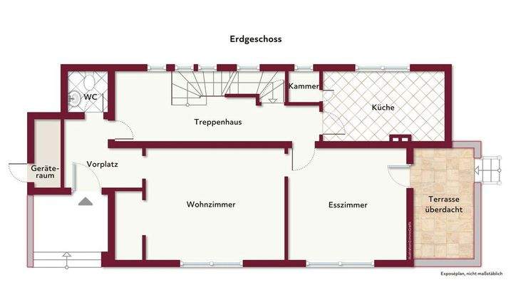 Aushang Grundriss EG