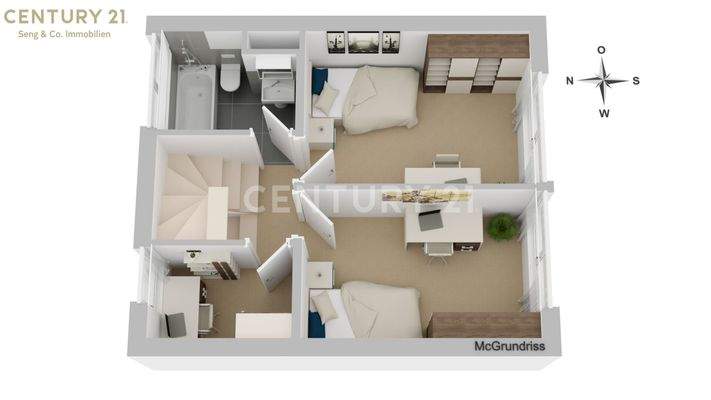 Grundriss Obergeschoß