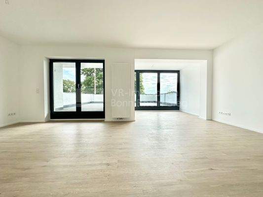 Wohn-Esszimmer Rheinblick 