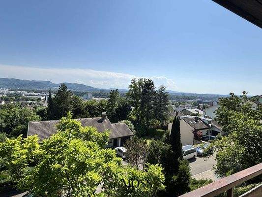 Blick in den Jura und nach Basel