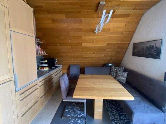 Küche im Dachgeschoss