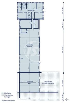 Lagerhalle Grundriss Erdgeschoss