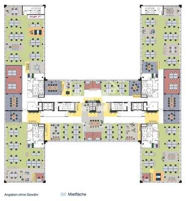 Möblierungsvariante 3. Obergschoss