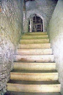 Treppe zum Dachboden