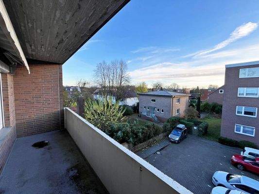 Balkon mit Südausrichtung