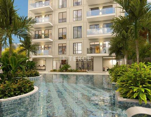 Apartments in a Two-Block Project Near the Sea in Alanya