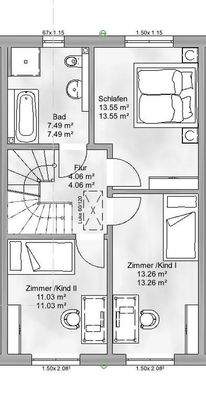 Reihenmittelhaus OG (Nr. 5)