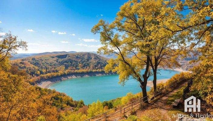 Seeblick aus dem Garten
