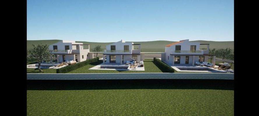 Kreta, Maleme: Villa in mediterraner Anlage mit Olivenhain und Meerblick zu verkaufen