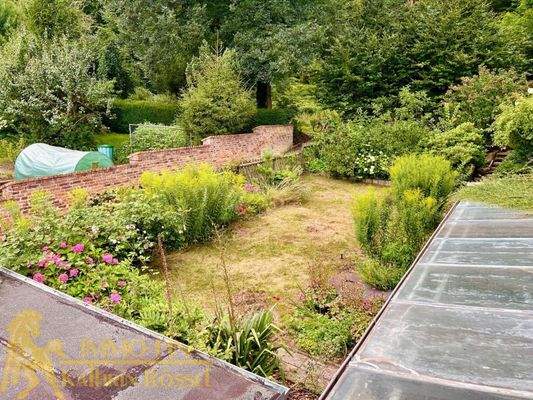 Blick auf den Garten in Rtg. Oberpark