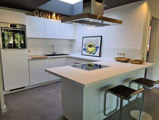 Einbauküche mit Lichtkuppel