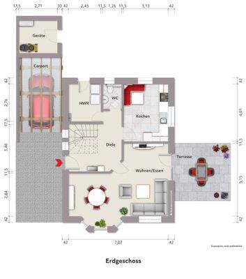 Grundriss Erdgeschoss