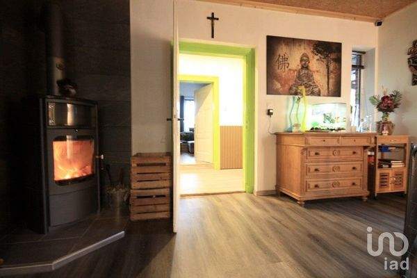 Kaminofen im Wohnzimmer