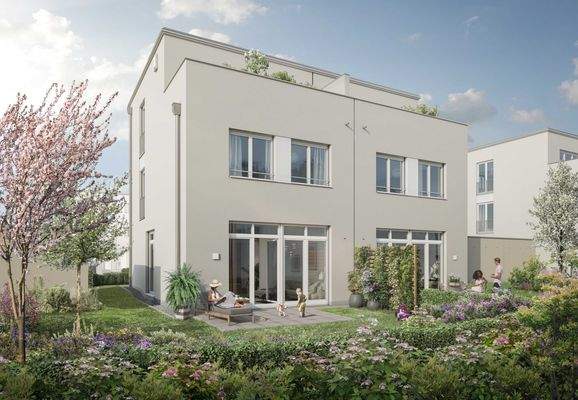 Visu Außenansicht Garten