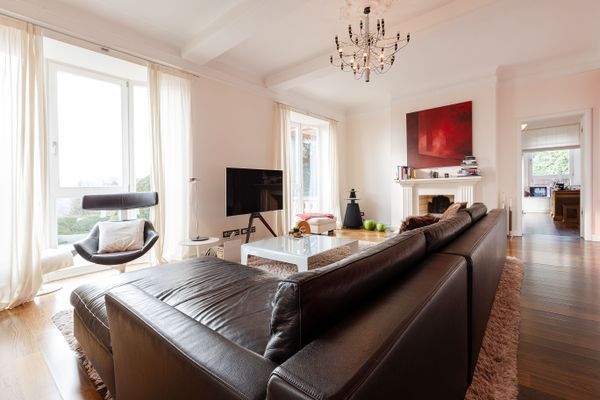 der Blick ins Wohnzimmer